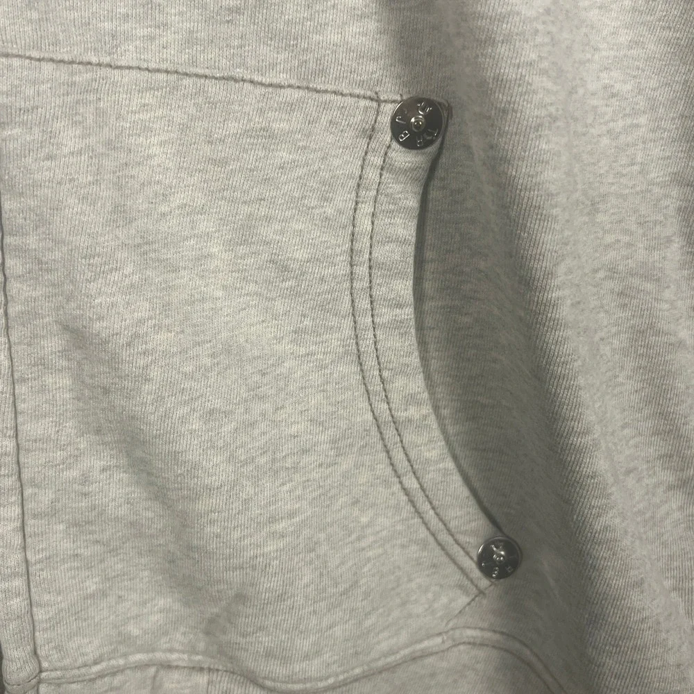 True Religion Men's World Tour Buddha Logo Zip Up Hoodie Gray XL MAOB129MF3